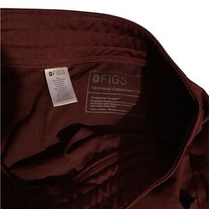 Figs Red Casual Button Down Shirt